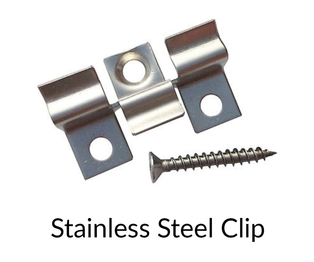 Composite decking clips